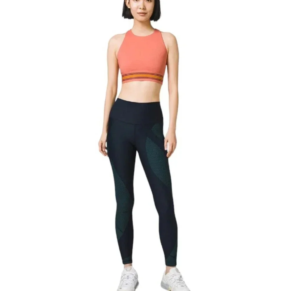 Lululemon x Roksanda My Element Tight True Navy Arctic  Blue Size 4 High Rise - Picture 5 of 9